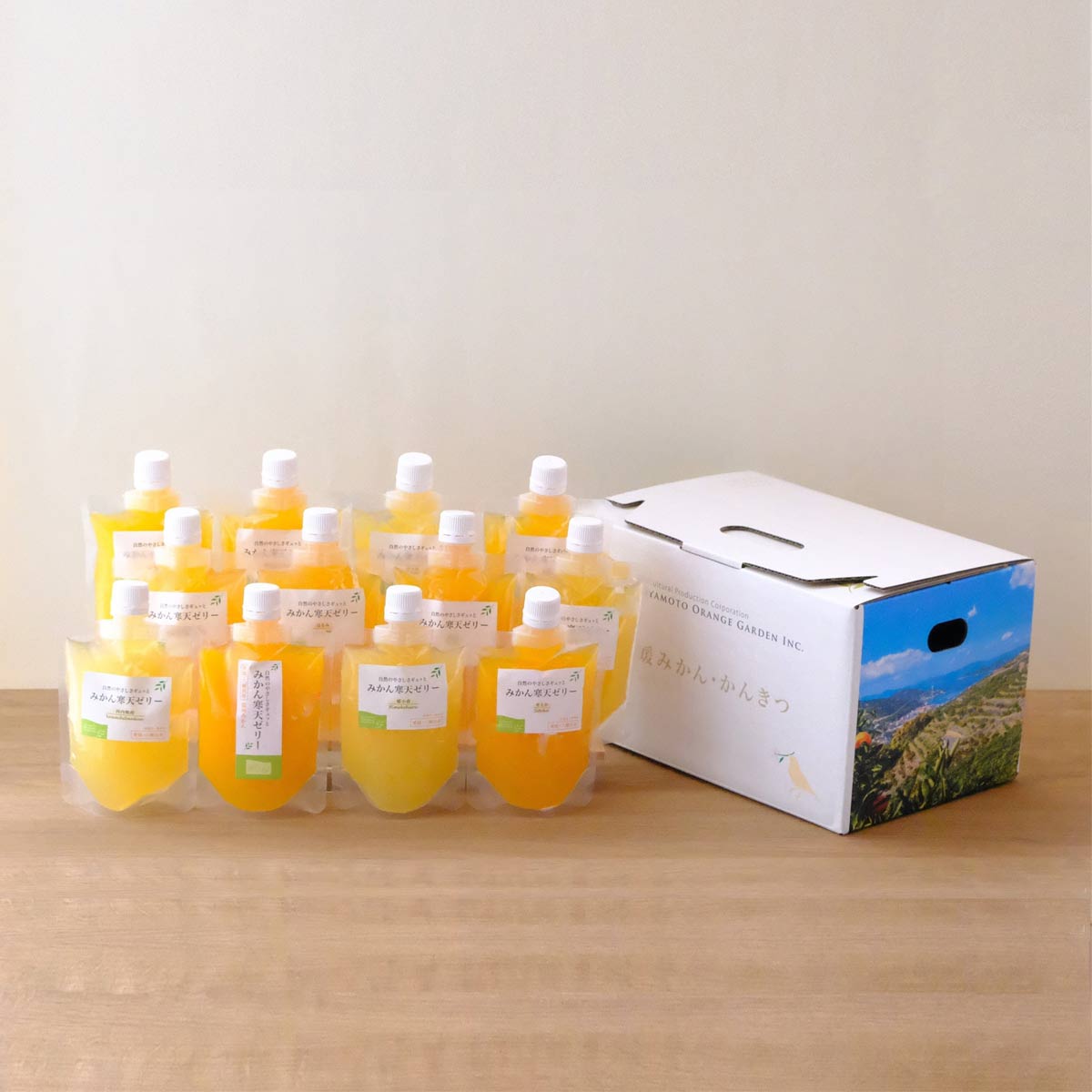 みかん寒天ゼリー オールスター食べ比べ 12本セット