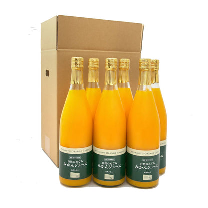 自然のめぐみ みかんジュース　780ml×6本入り