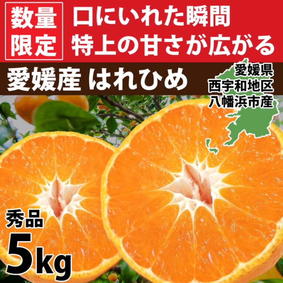 【数量限定】はれひめ 秀品 5kg