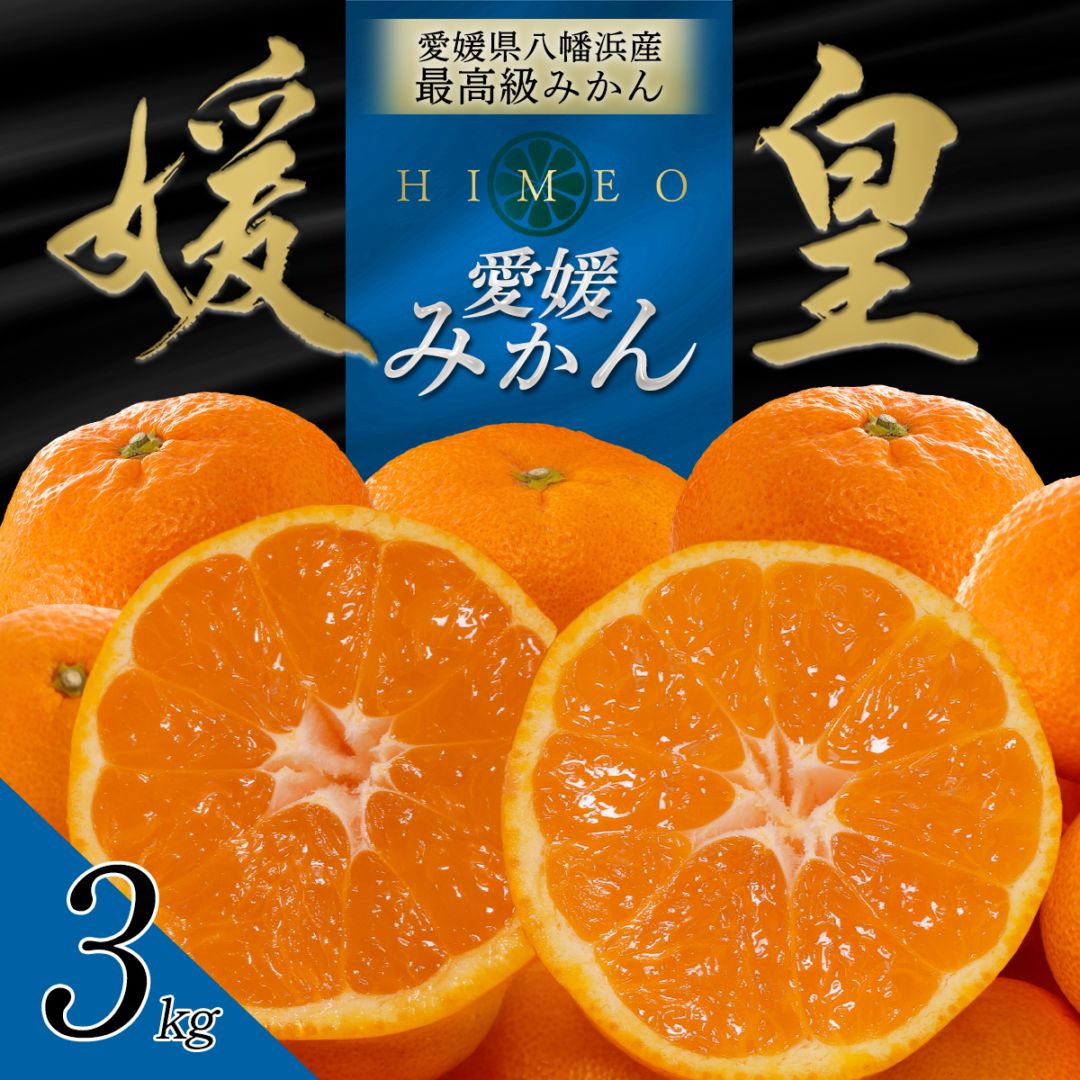 【予約】最高級ブランド 媛皇 愛媛みかん3kg